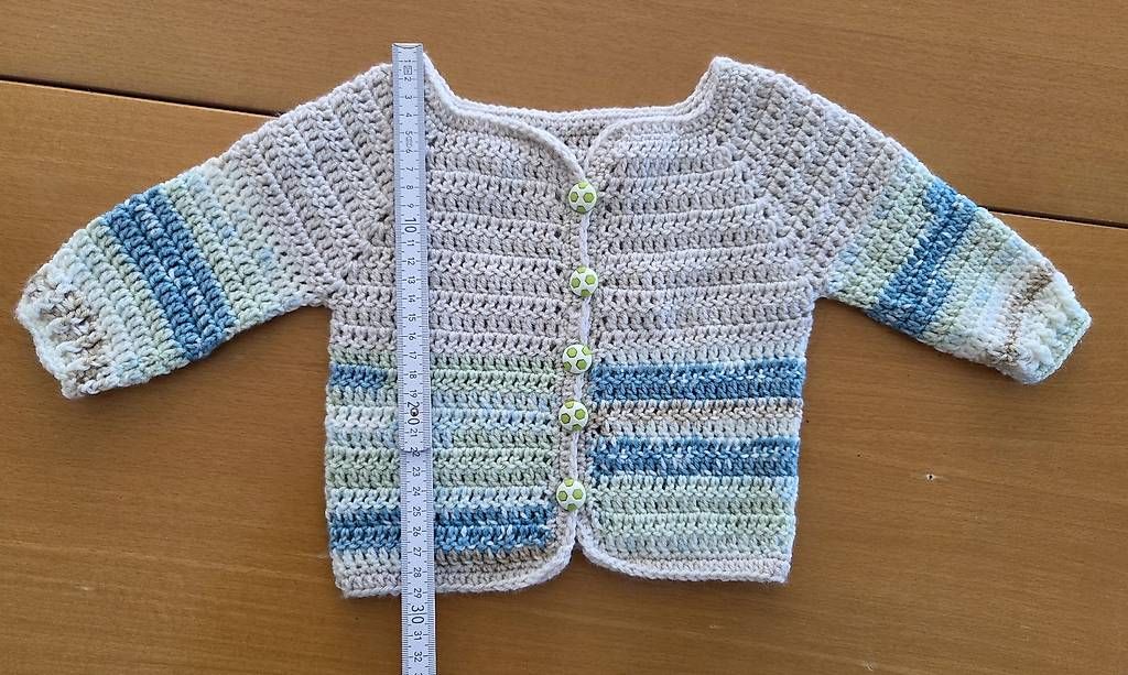 Giacche & Cappotti: Handgestrickte Babyjäckchen ca. Gr.68/74 – Usato da Zürich venduto da Pinalina 1