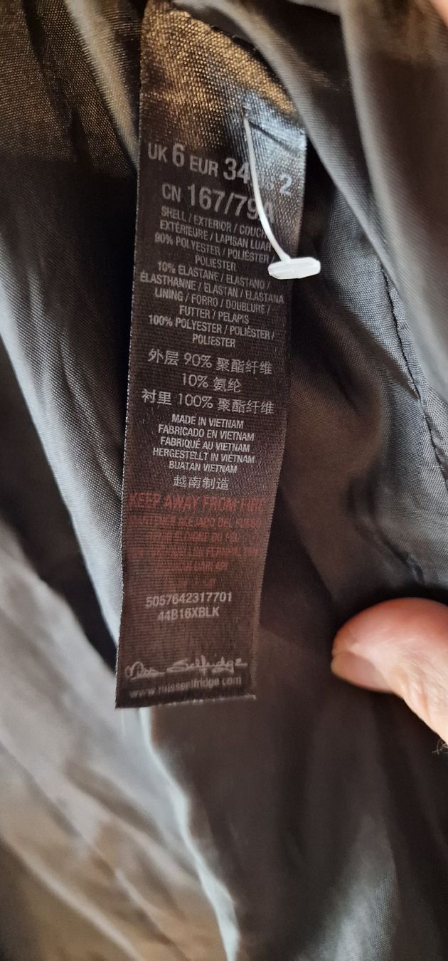 Completi & Tailleur: Miss Selfridge Blazer, Grösse 34, Schwarz – Usato da Romanshorn venduto da REALJessiB 4