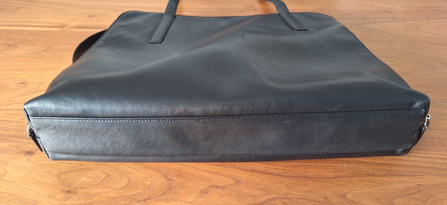 Taschen für Damen: Leohand Heyden Ledertasche, schwarz – Gebraucht aus Weinfelden von Yenas10 1