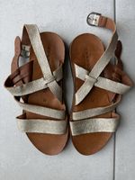 Brador Sandalen, Grösse 38, Gold, Sommer Look, Top Zustand!
