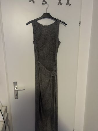 Graues Strandkleid/Wickelkleid (Gr. S/M)