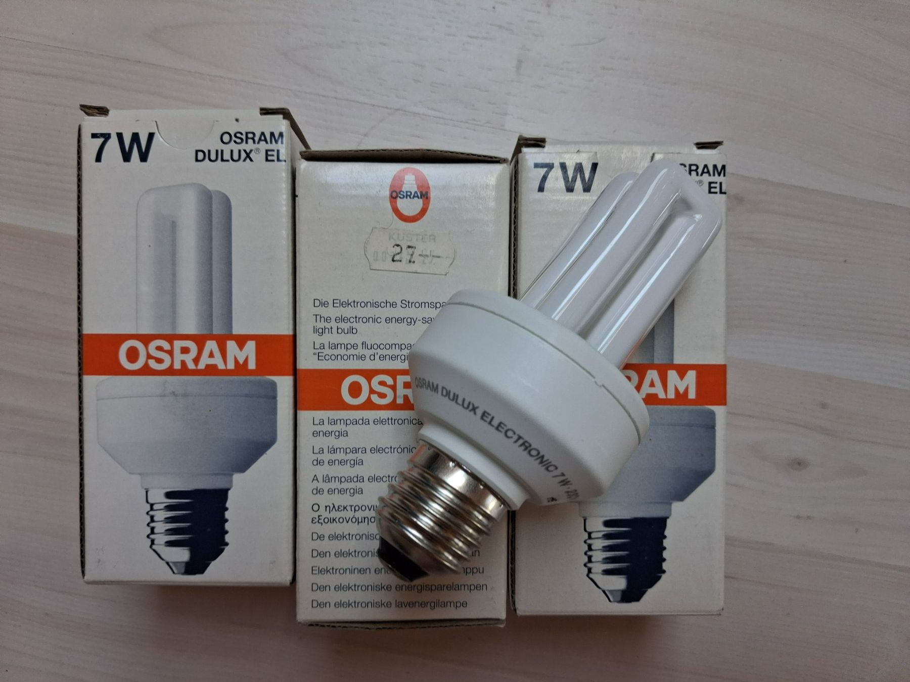 Osram Lampen: 3 X SPARLAMPE E 27 – Neu und originalverpackt aus langnau von Santos1411