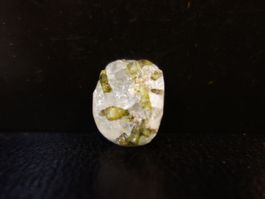 TURMALIN in BERGKRISTALL 6.6g 33ct NATUR SKULPTUR