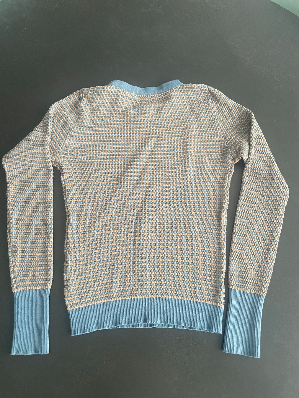 Zara Maglioni & Felpe: Zara Strickpullover, Gr. M, beige-blau, sehr elastisch – Usato da Wohlen AG venduto da kissne4 3