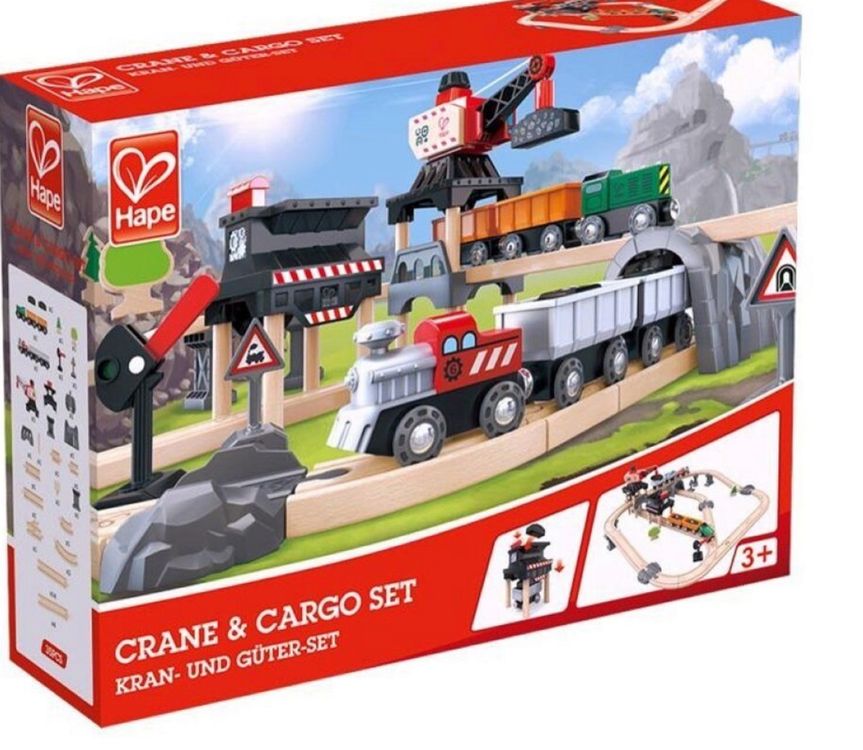 Hape Zug Erweiterung - 6 Säulen Für Holz Eisenbahn