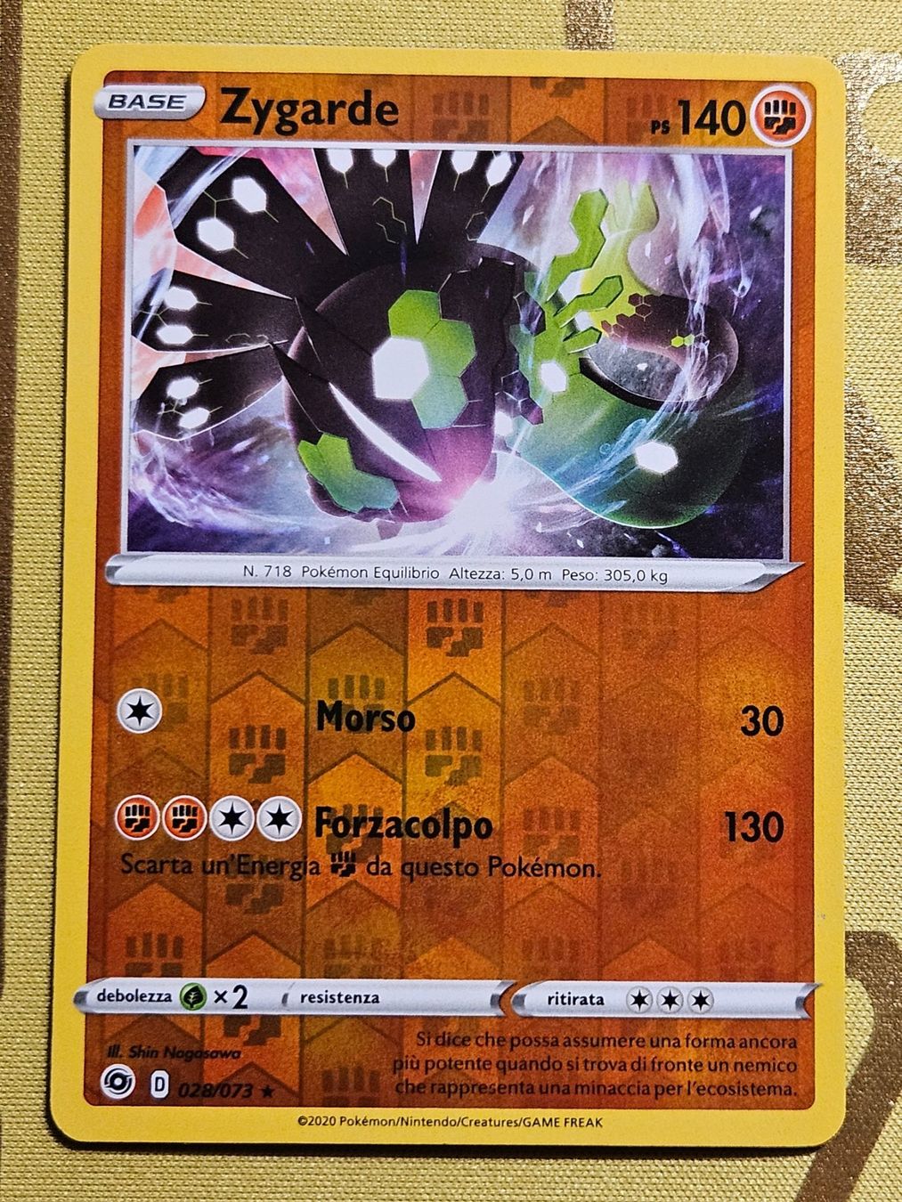 Pokémon Carte collezionabili: Champion's Path - Zygarde 028/073 IT – Usato da Bellinzona venduto da Pokemarco
