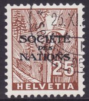 Dienstmarke SDN SBK-Nr. 45 (Landschaftsbild 1934-1935)