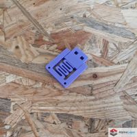 3D Printed Fidget Button Toy Clicker Blue