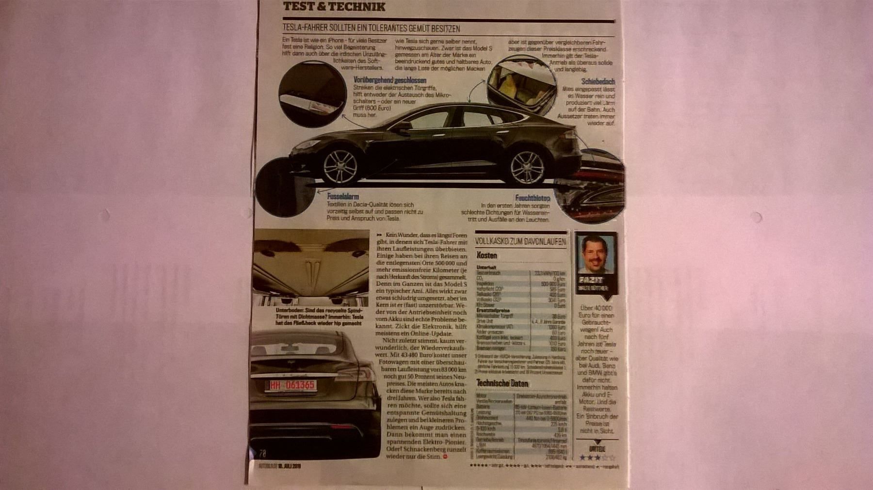 Automobili: Test: Tesla Model S – Usato da Bern venduto da micky031 1