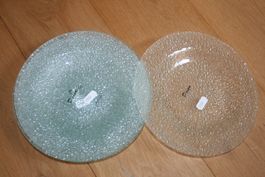 Glasteller / Glasschale