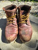 Motorrad Retro-Stiefel, Grösse 46, Gebraucht und ungeputzt