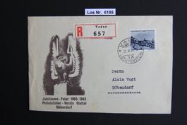 FL Brief sauber gestempelt 1944                     Los 6185