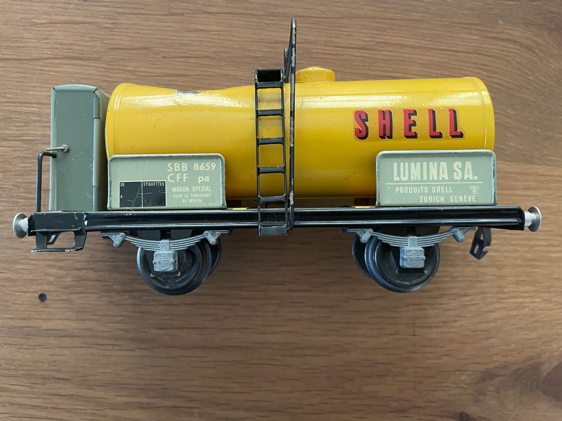Buco Modellini di ferrovie: Buco 8658 Shell-Wagen – Usato da Weinfelden venduto da Jessy831