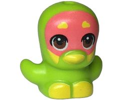 LEGO 3918pb05 Lime Bird, Chick with Open Wings