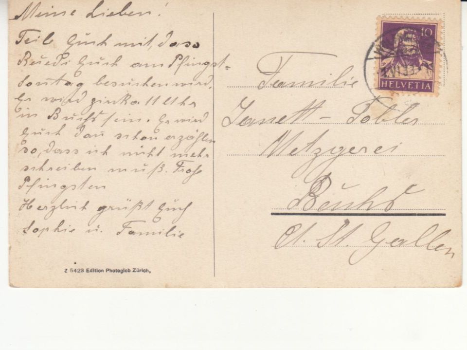 Cartoline postali: Trümmelbachfall 1933 – Usato da Bürglen TG venduto da StampGraf 1