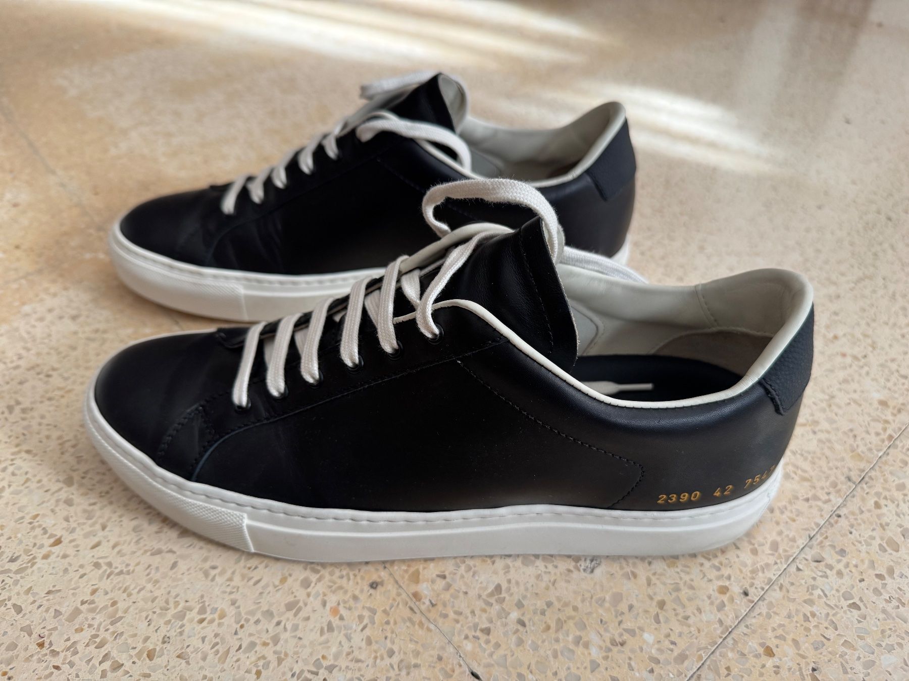 Scarpe da uomo: Common Projects Retro Low Black (UK 8 / EU 42) – Nuovo (secondo la descrizione) da Glattpark(Opfikon) venduto da daniel_ag 4