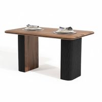Holztisch Esszimmertisch Esstisch 140 cm Braun Holz
