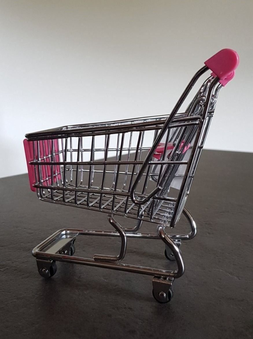 Spielzeuge: kleiner Einkaufswagen Metall – Neu und originalverpackt aus Buus von Borki07