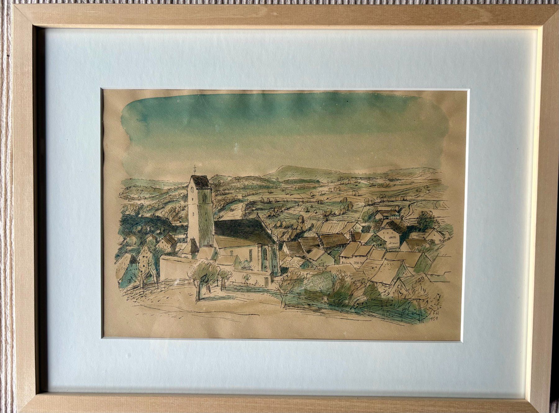 Dipinti: Felix Hoffmann: Herznach – Usato da Stüsslingen venduto da Ideur1 1