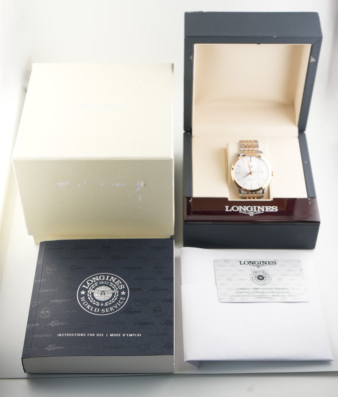 Longines Uhren: Longines Record Gold&Stahl Herrenuhr – Gebraucht aus Basel von Vip24 7