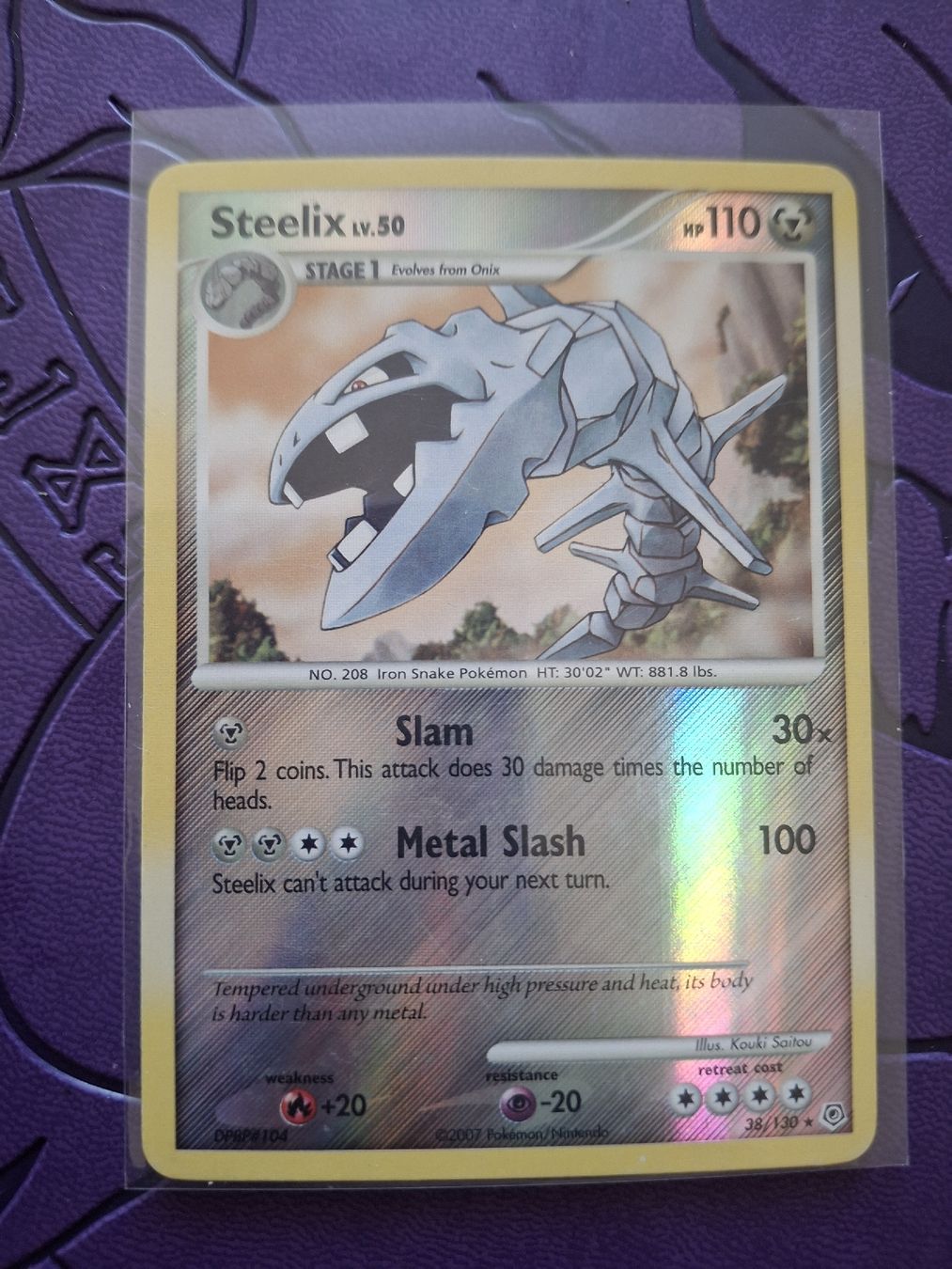 Pokémon Carte collezionabili: Stelix lv50 38/130 – Usato da Münsingen venduto da ama_9cdk 1