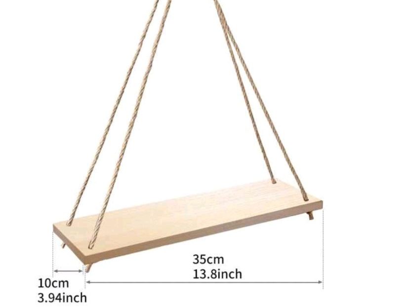 Étagères: Wandregal Set Holz mit Seil – Neuf (Voir description) à Ostermundigen par ang_yrx9 1