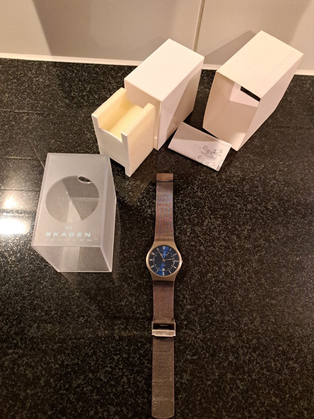 Skagen Orologi: Skagen Denmark Herren Uhr – Usato da Uster venduto da RA-14 1