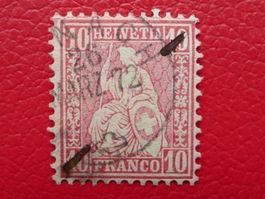 TINTENENTWERTUNG von SEEBERG auf Nr.38 +"SIRNACH"