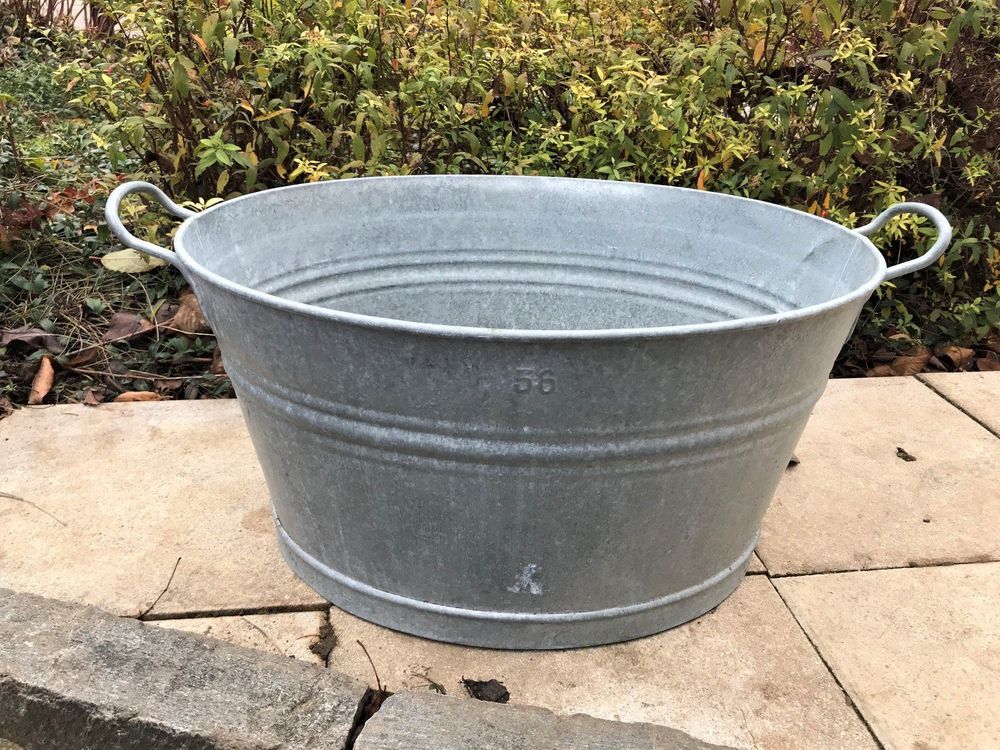 alte Zinkwanne 56 Lt. Zuber Kaufen auf Ricardo