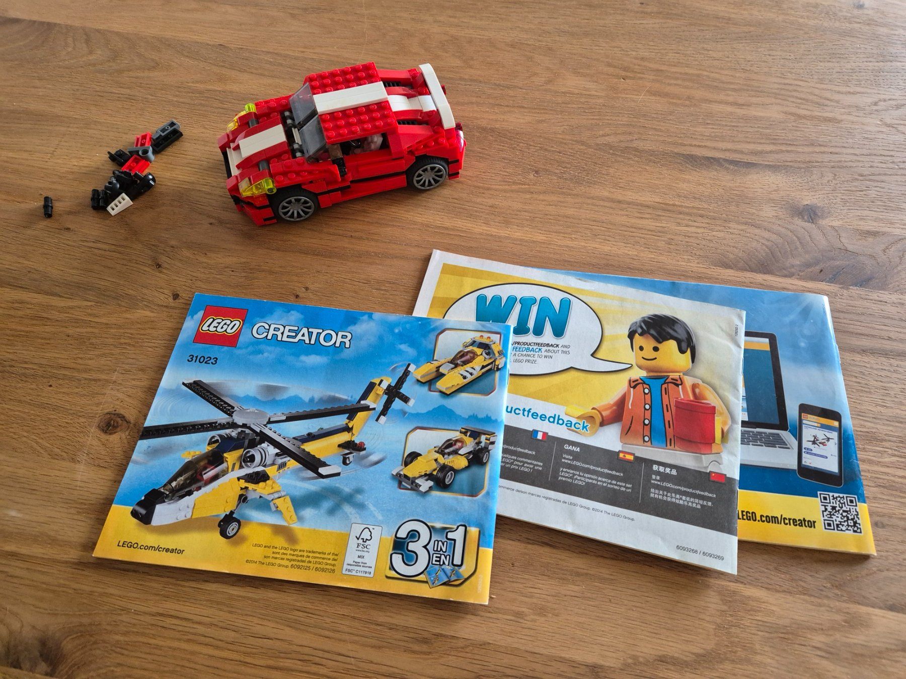 Lego Giocattoli: Lego Creator 31024 - Rennauto 3in1 - kpl. – Usato da Leimbach TG venduto da lachende 3