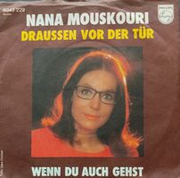 Vinyl-Single Nana Mouskouri - draussen vor der Tür