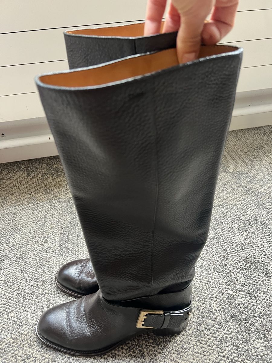 Chloé Chaussures femmes: Chloe Stiefel schwarz Leder Grösse 38.5  – D'occasion à Zürich par sil_wx77 5