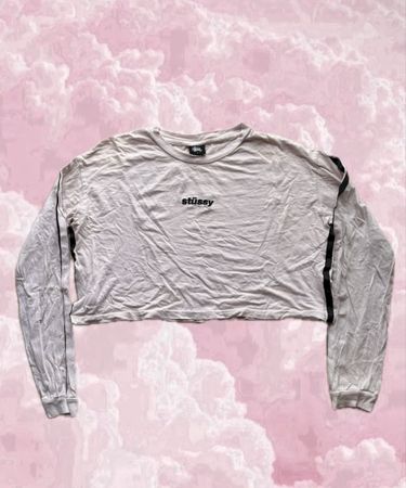 Stüssy cropped Longsleeve