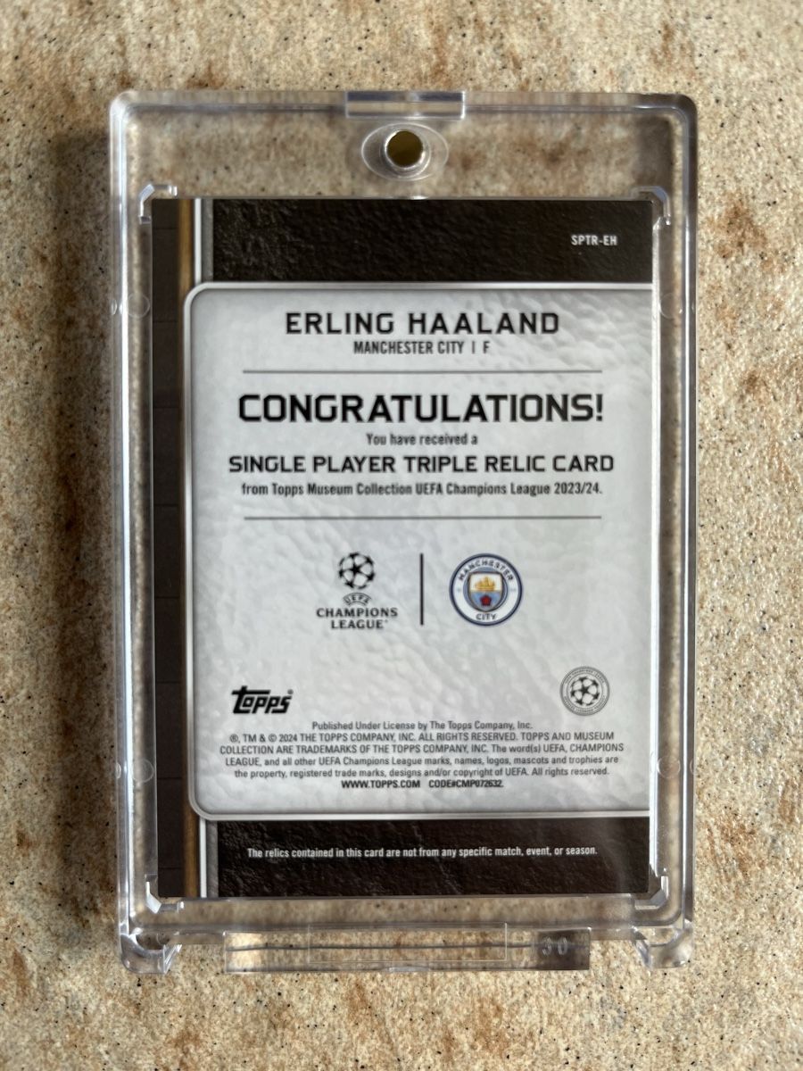 Topps Carte collezionabili: Erling Haaland Triple Patch /75 RARE – Usato da Moudon venduto da AndreSR89 2