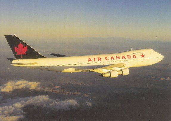 Cartoline postali: Boeing 747, Air Canada – Usato da Zuerich venduto da OceanLinerPostcards