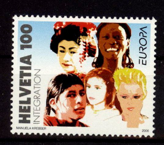Alle Briefmarken: 2006, Europa Integration ** (2) – Gebraucht aus Willisau von Vollstempel
