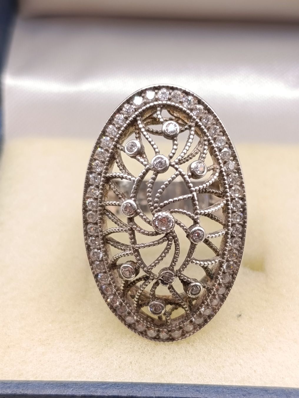 Anelli: Jugendstil einmalige 925er Silber Mega schöne Ring um 1900j – Usato da Steffisburg venduto da 1.Schmuckschatulle 4