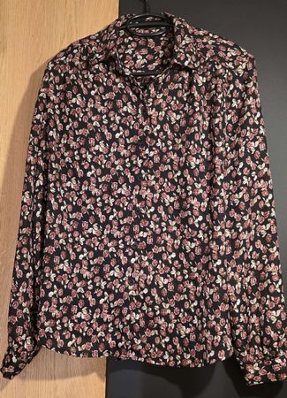 Bluse mit Blumenmuster, Grösse S