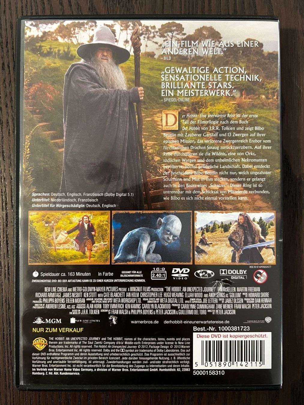 Tutti i DVDs: Hobbit - Eine unerwartete Reise – Usato da Zürich venduto da FilmFreunde 1