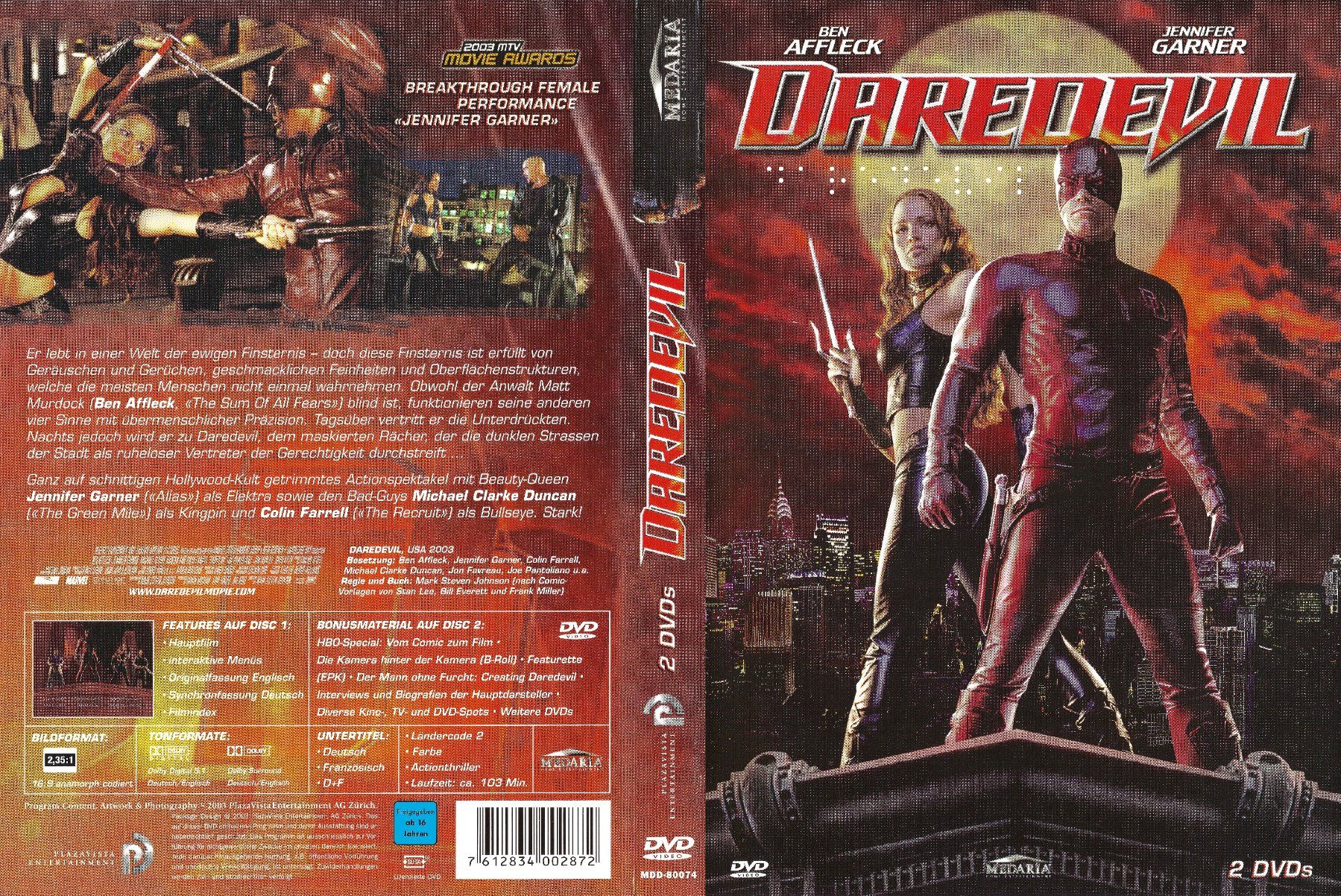 Tutti i DVDs: Daredevil – Usato da Zürich venduto da Cineasten