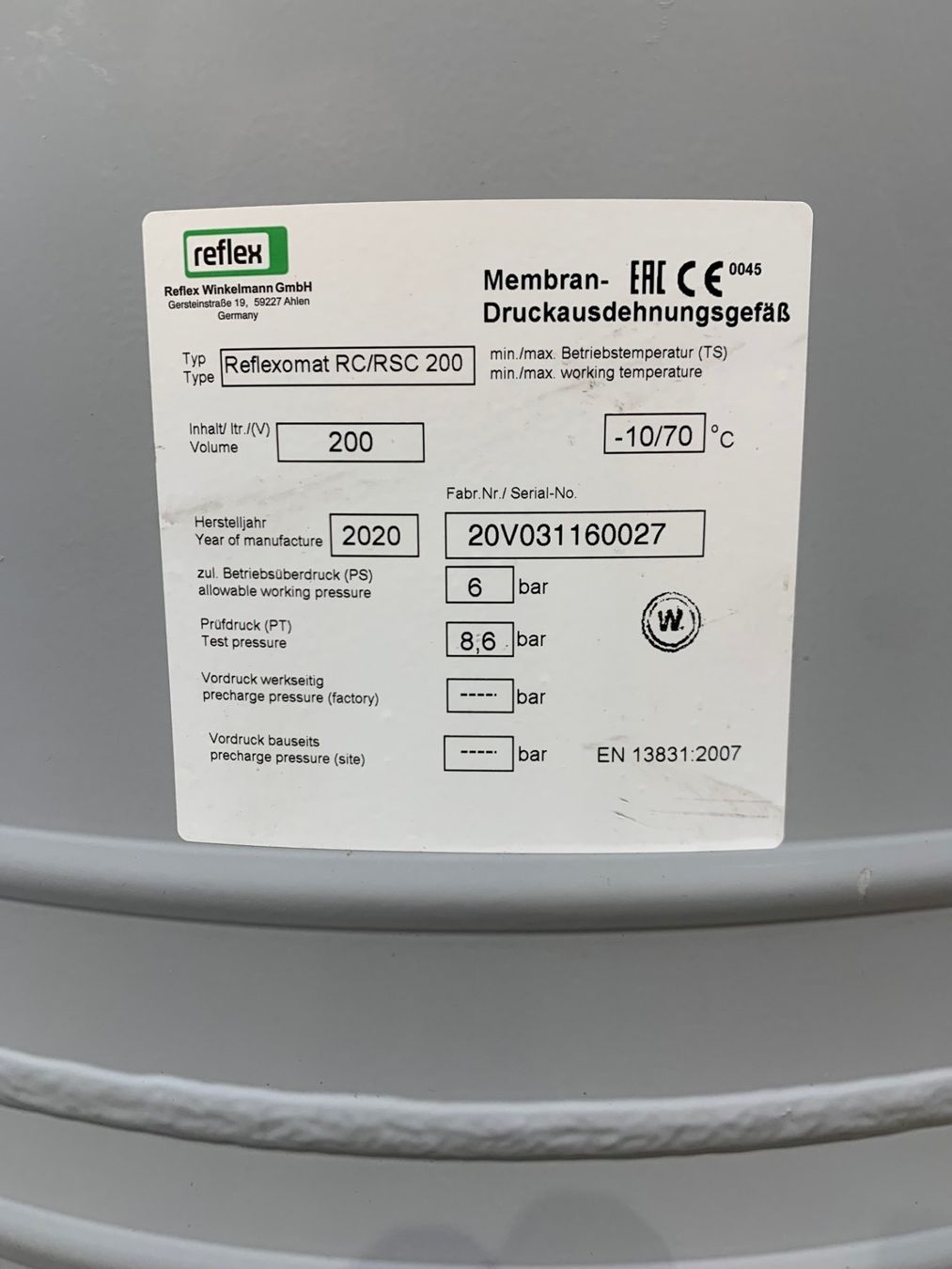 Radiatori: Reflex Reflecomat Silent Membran Druckausdehnungsgefäss – Usato da Wallisellen venduto da zappenduster 5
