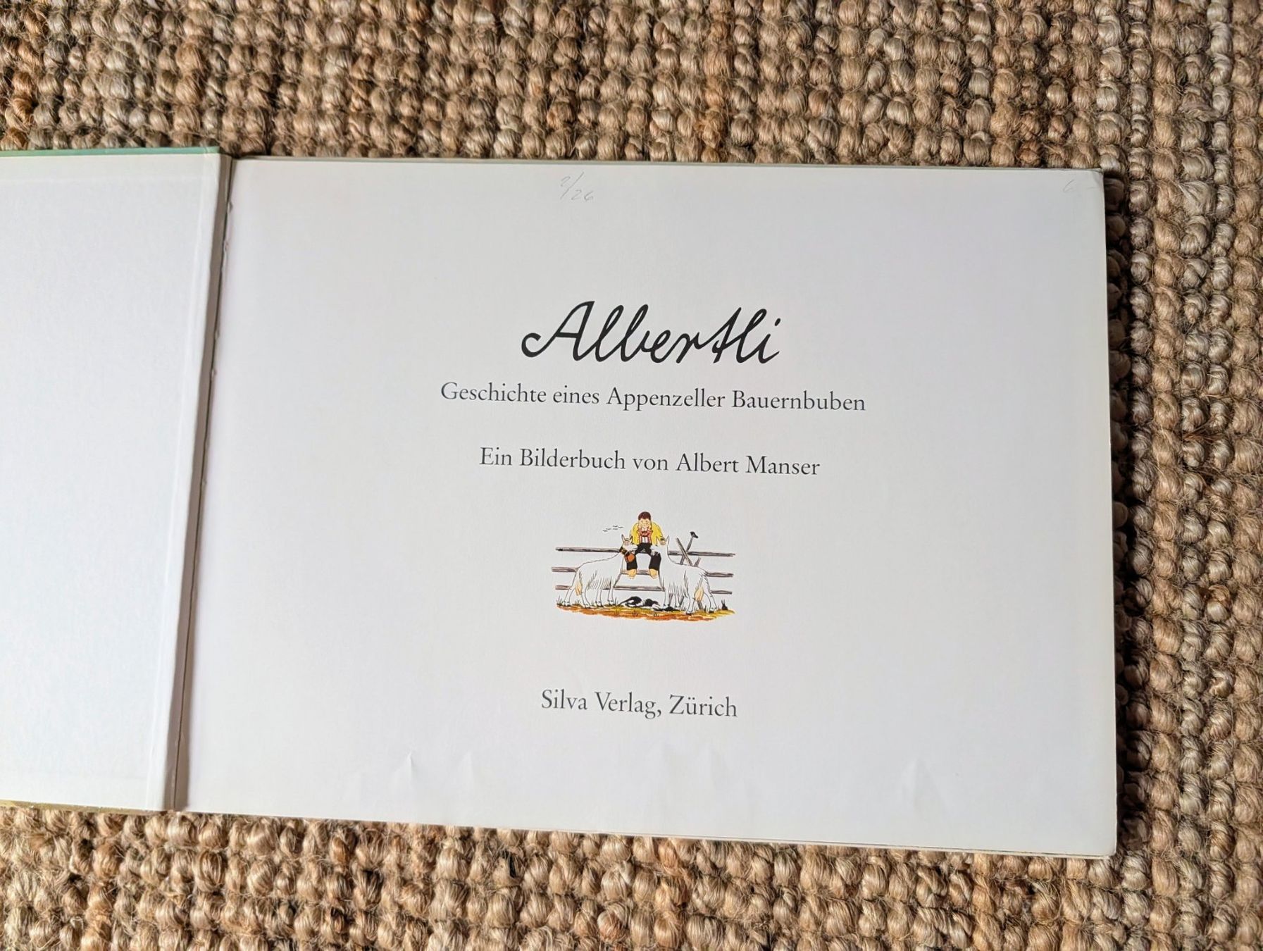 Bücher: Albert Manser, Alberti – Gebraucht aus Nänikon von Haexli_70 1