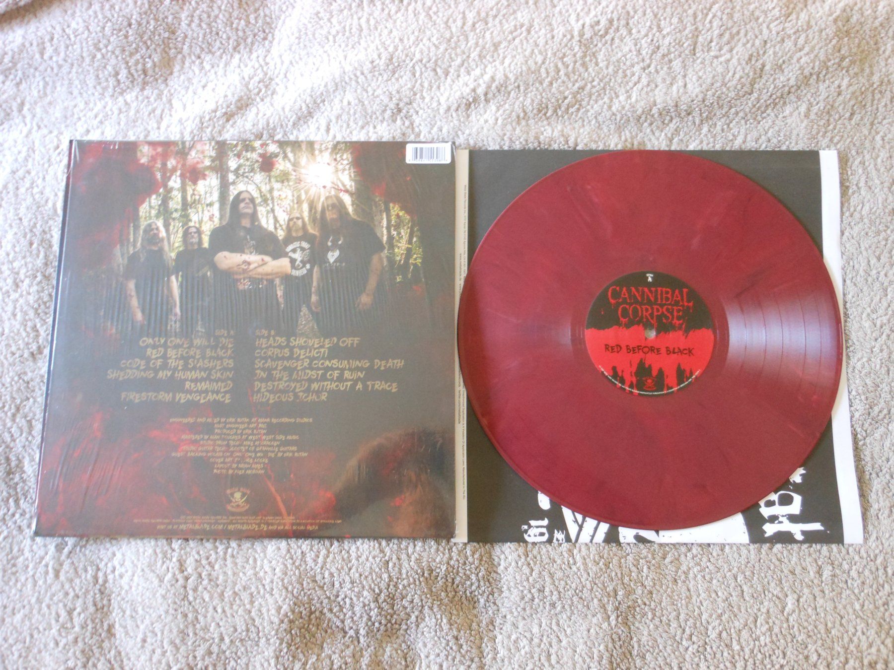 Dischi in vinile: Cannibal Corpse – Red Before Black – Usato da Liebefeld venduto da type013 1