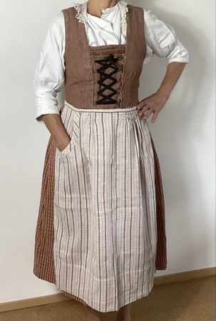 Fricktaler Werktags / Arbeits -Tracht aus Leinen 38/ 40 M