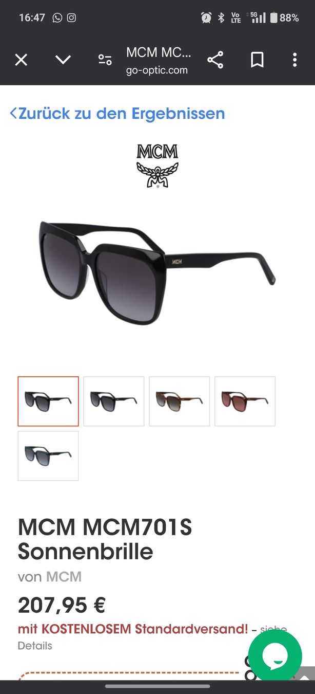 Mcm Occhiali & Lenti: MCM Sonnenbrille – Nuovo (secondo la descrizione) da Wangen b. Olten venduto da kaj.ya 3