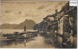 Lago di Lugano - Gandria - Dampfer "Italia" Bateau
