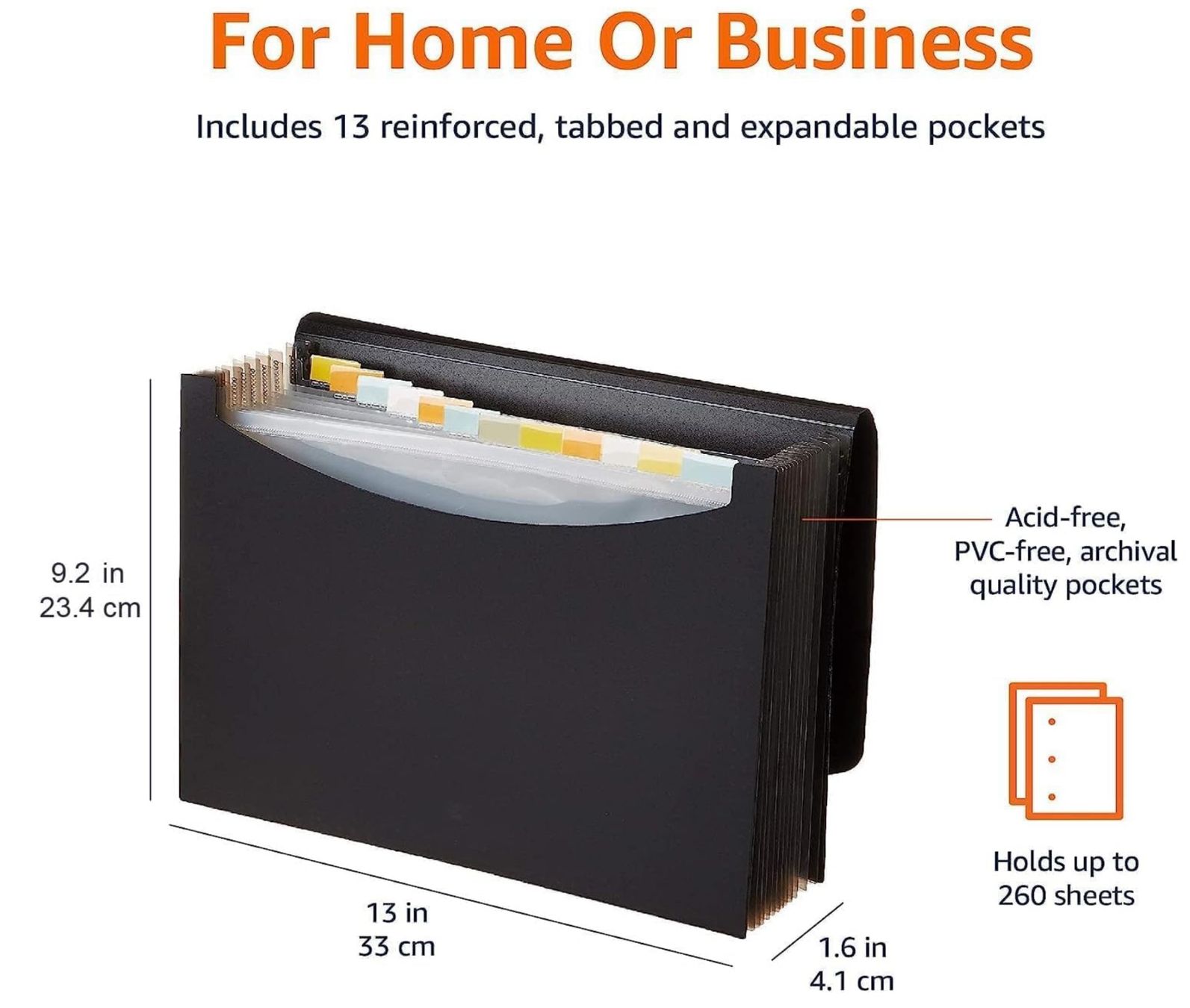 Valigie & Borse: Dokumentenmappe A4, Fächermappe, grau, Schwarz, 2er-Pack – Nuovo e nell'imballaggio originale da Bülach venduto da StoreInShopOutlet 9