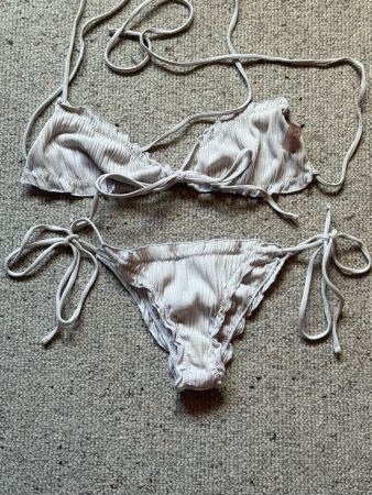 Bikini Damen beige Grösse S