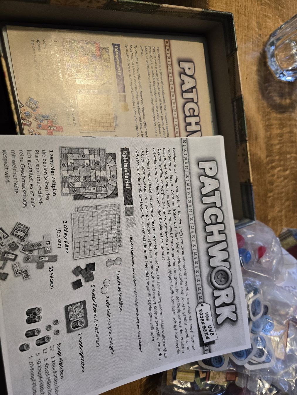 Giochi: Patchwork Uwe Rosenberg Brettspiel guter Zustand – Usato da Zürich venduto da smbebaye 2