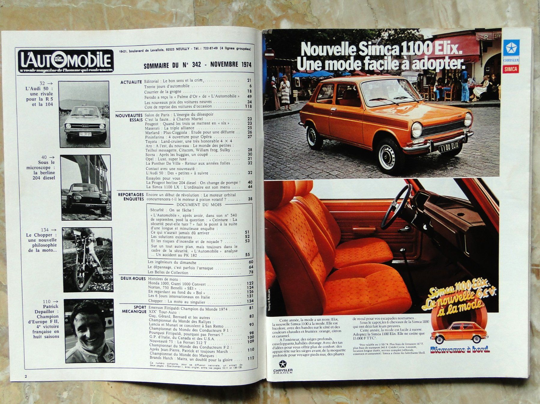 Riviste & Magazine: 3 numéros L'AUTOMOBILE 1973/1975 – Usato da Killwangen venduto da cyrano56 3